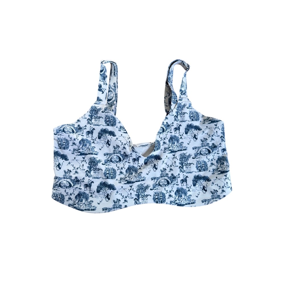 Parade blue beach ladies print seamless bra
